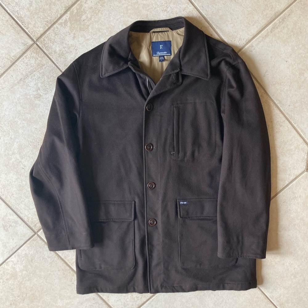 Faconnable Dark Brown Trench jacket